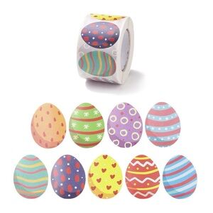 Easter Themed Stickers, Colorful Labels, Decals 500, #2